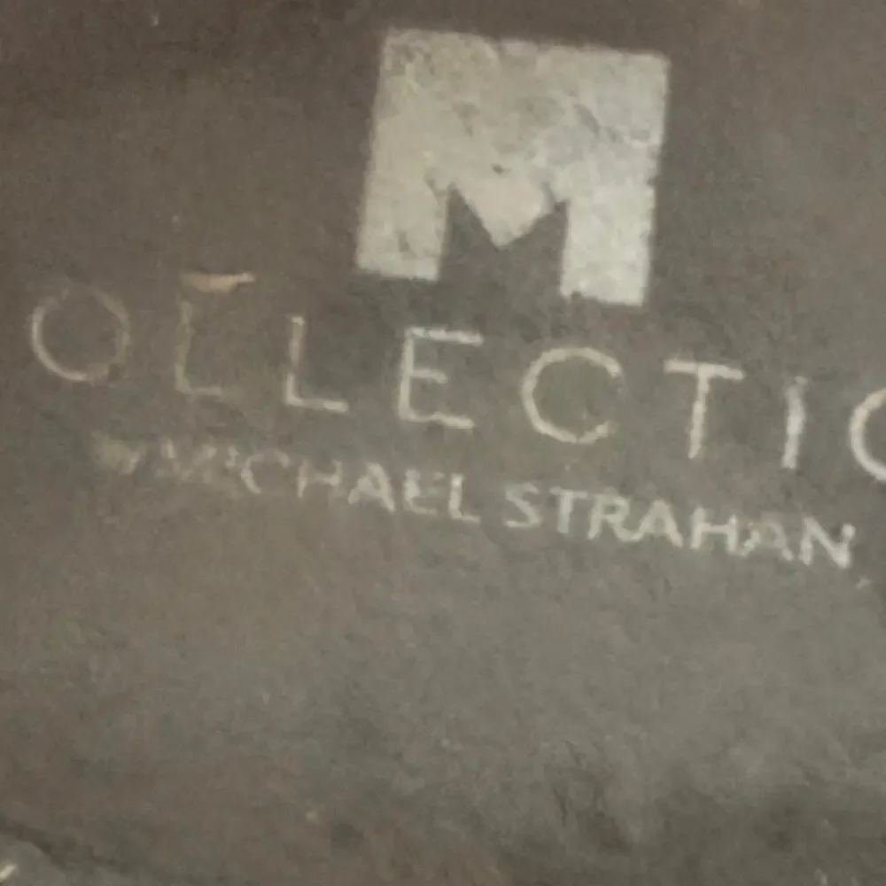 Michael Strahan Collection black leather Chelsea boots